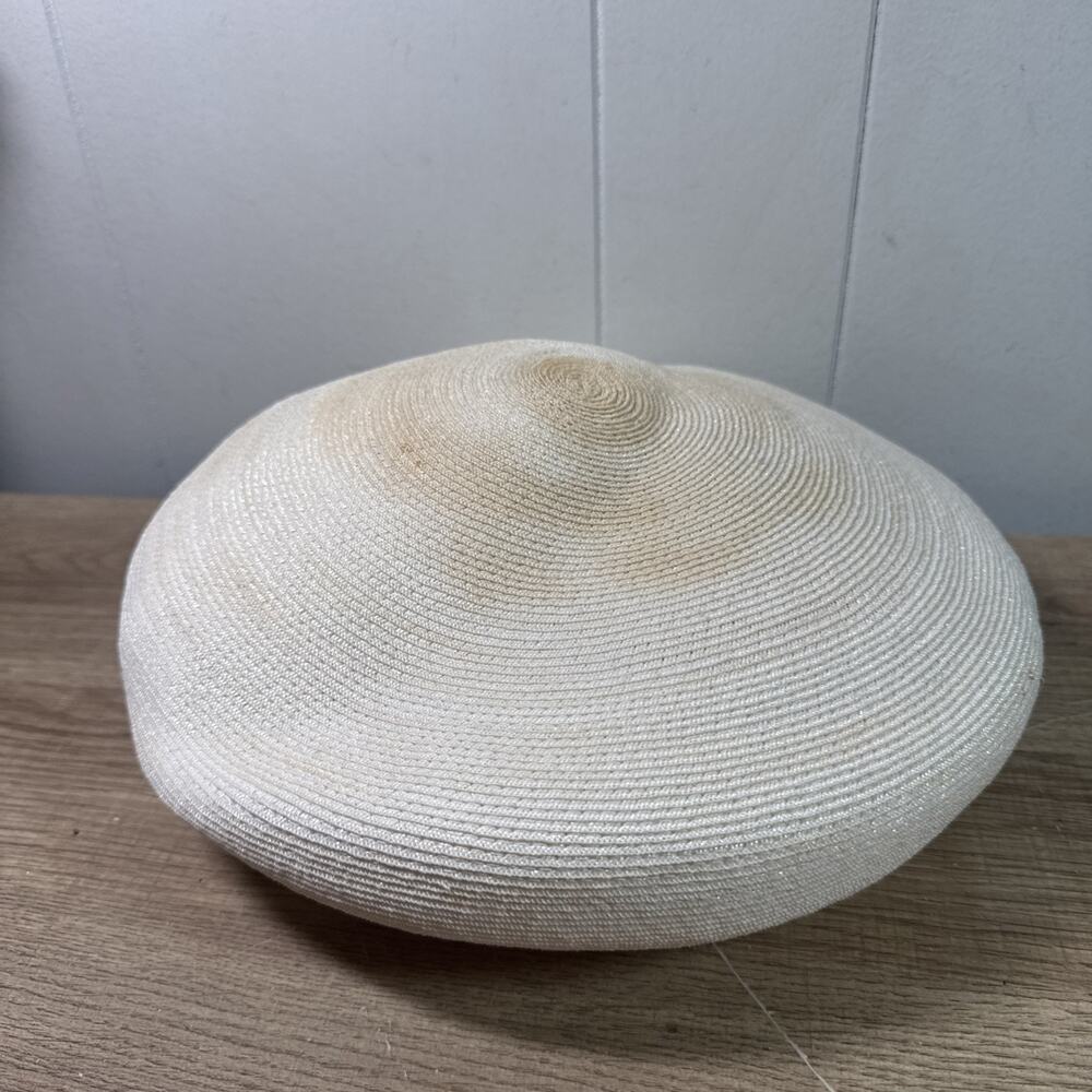 Vintage Cream Makins NY Mens Round Hat